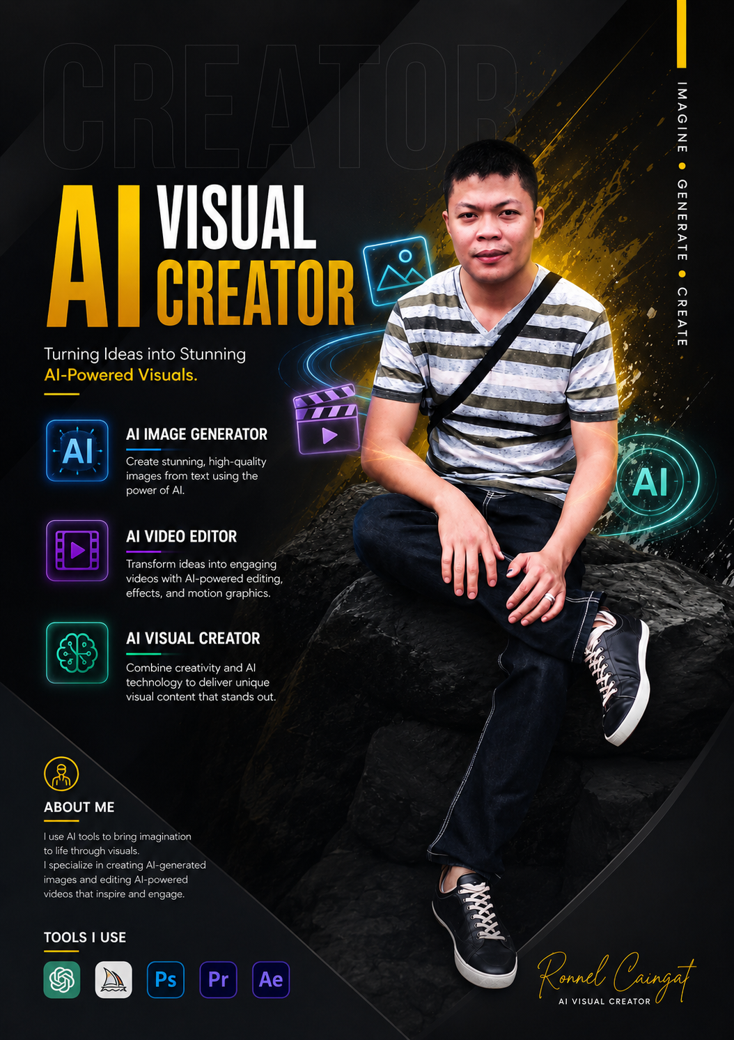 Ronnel - AI Visual Creator